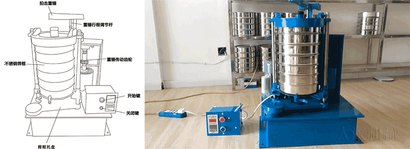 標(biāo)準(zhǔn)振篩機(jī)結(jié)構(gòu)圖